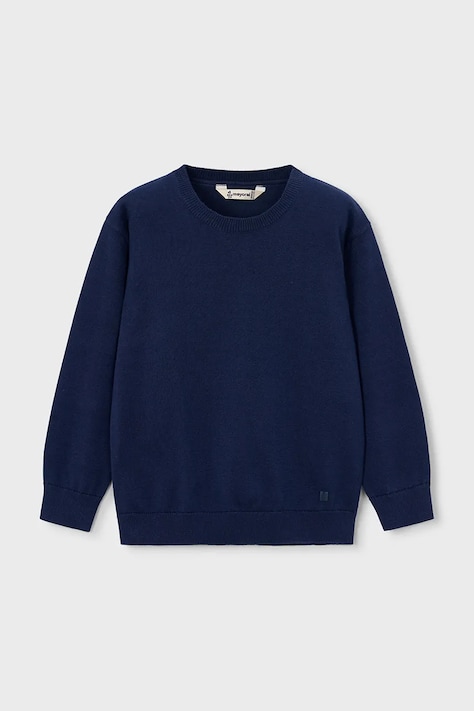 Παιδικό βαμβακερό πουλόβερ Mayoral χρώμα: ναυτικό μπλε, 311
