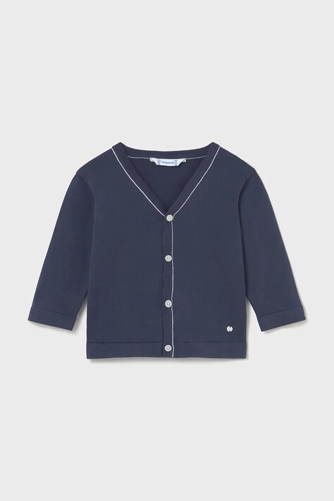 Παιδική βαμβακερή ζακέτα Mayoral χρώμα: ναυτικό μπλε, 1310