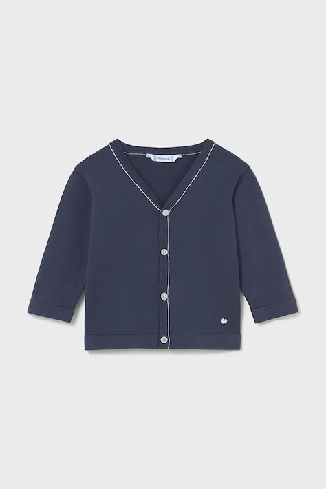 Παιδική βαμβακερή ζακέτα Mayoral χρώμα: ναυτικό μπλε, 1310