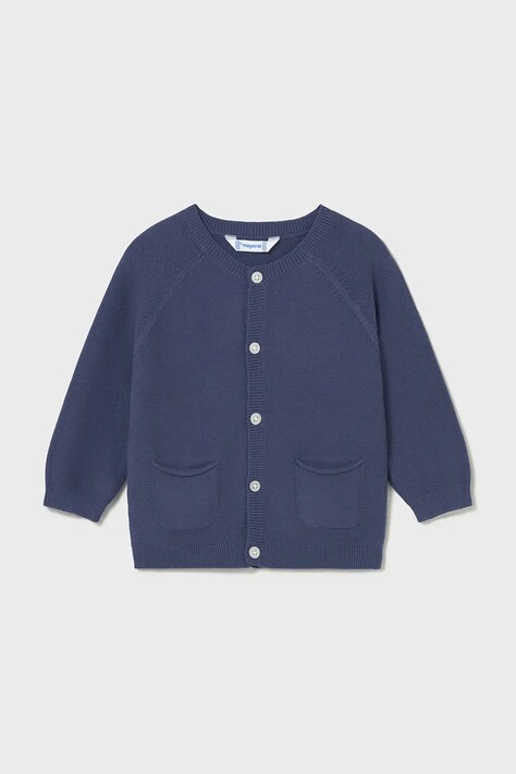 Παιδική βαμβακερή ζακέτα Mayoral χρώμα: ναυτικό μπλε, 1311