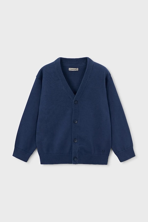 Mayoral kardigan bawełniany dziecięcy kolor granatowy 3381