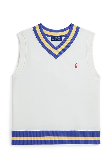 Polo Ralph Lauren kamizelka dziecięca kolor biały lekki 323A12303001