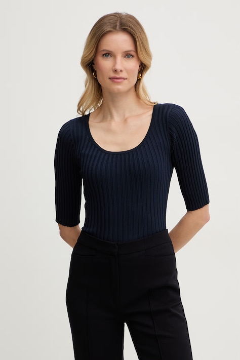 Weekend Max Mara sweter damski GUGLIA granatowy 2615361032600