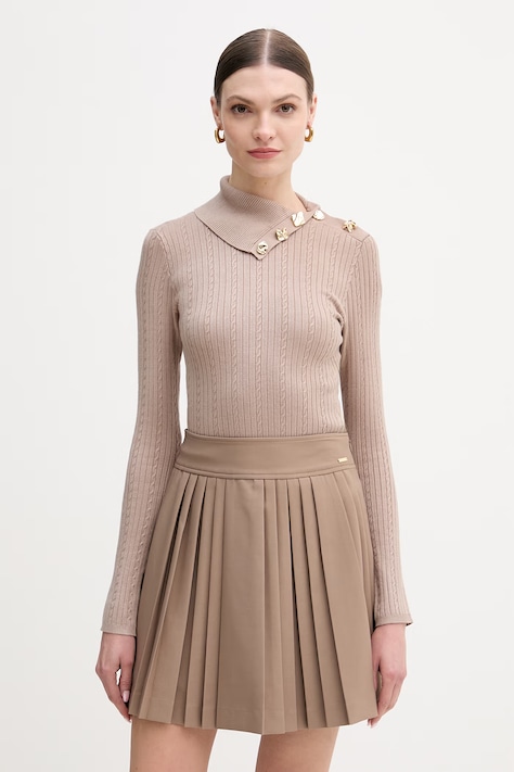 Guess sweter PRSICILLA damski kolor beżowy lekki W6RR07 Z2YK2