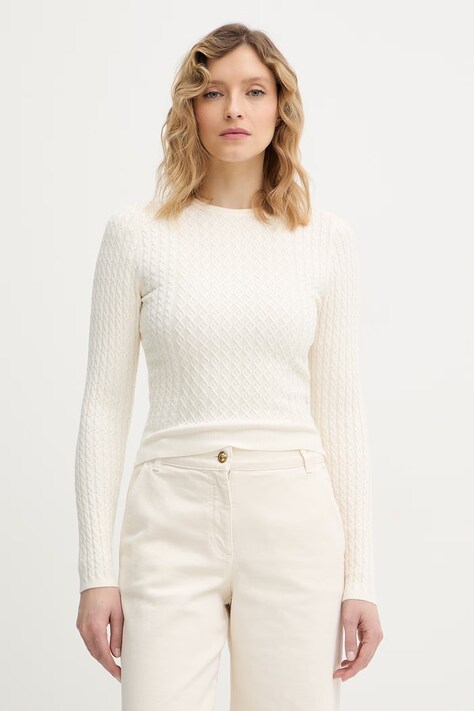 Guess sweter HANA damski kolor beżowy W6RR57 Z2YJ2