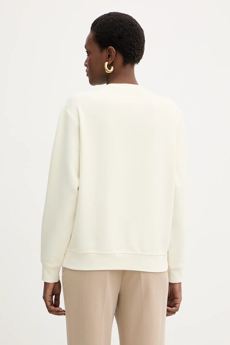 Karl Lagerfeld bluza KARL DAILY damska kolor beżowy gładka B1W20015