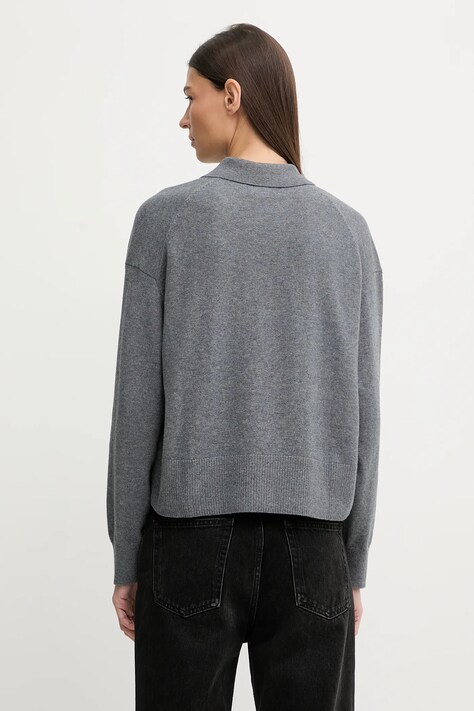 Marc O'Polo sweter damski kolor szary lekki 5000007502