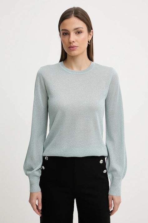 Joop! sweter damski kolor turkusowy lekki 30100043