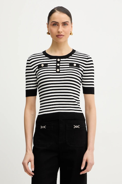 Morgan t-shirt damski kolor biały MATTEA