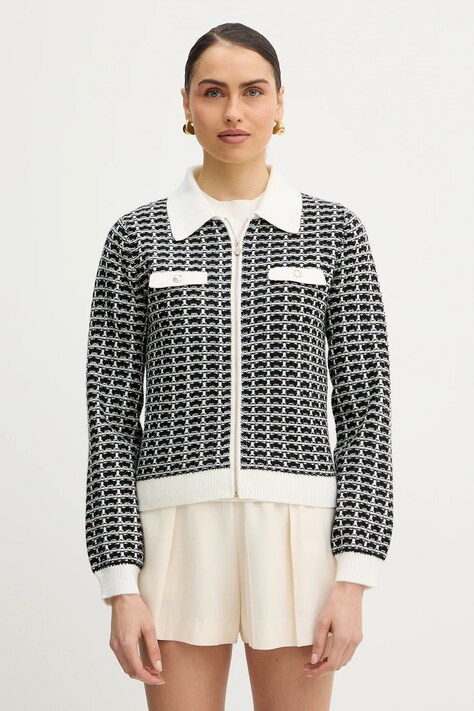 Morgan kardigan damski kolor czarny lekki MLILIAN