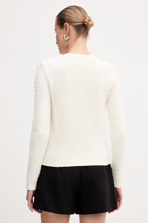 Morgan kardigan damski kolor beżowy MOMO