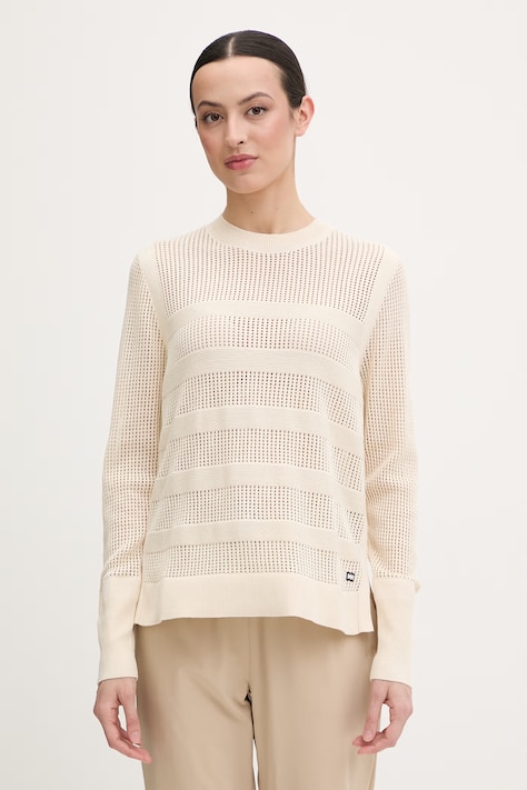 Helly Hansen sweter damski bawełniany SALT beżowy 54565