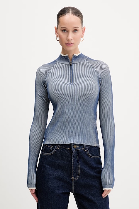 Guess Jeans maglione donna colore blu W6RR19 Z3P32