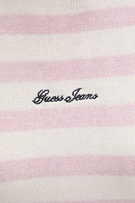 Guess Jeans светр жіночий бавовняний — SS26-SWD0DE, рожевий — фото 5