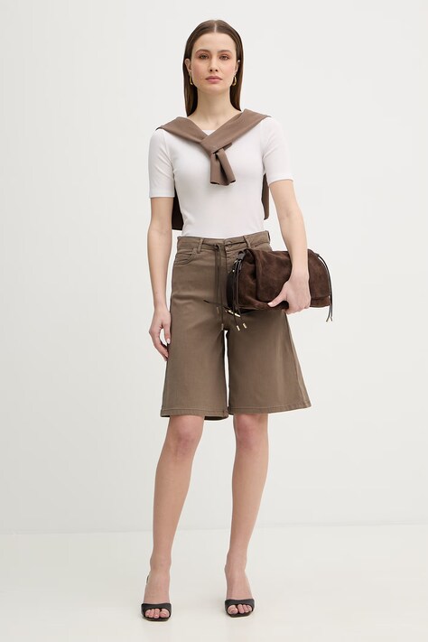 Fracomina bluzka damska kolor biały gładka FS26ST7008K420Q7