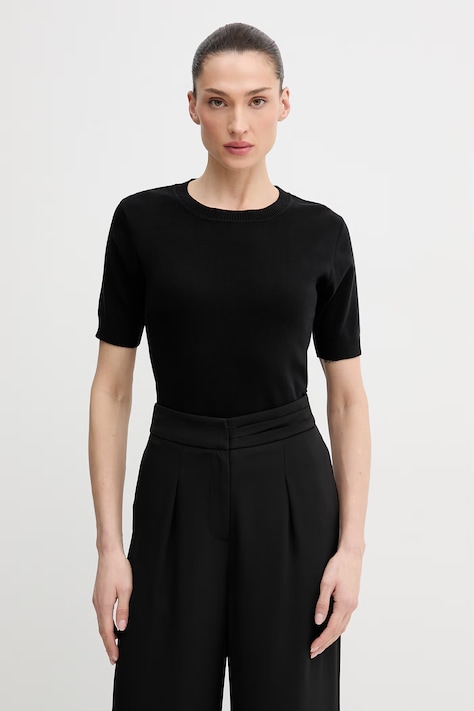 United Colors of Benetton tricou din bumbac culoarea negru, 1C19D10G2