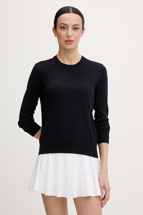 Fusalp sweter damski z dodatkiem wełny OTTAVIA granatowy I1126