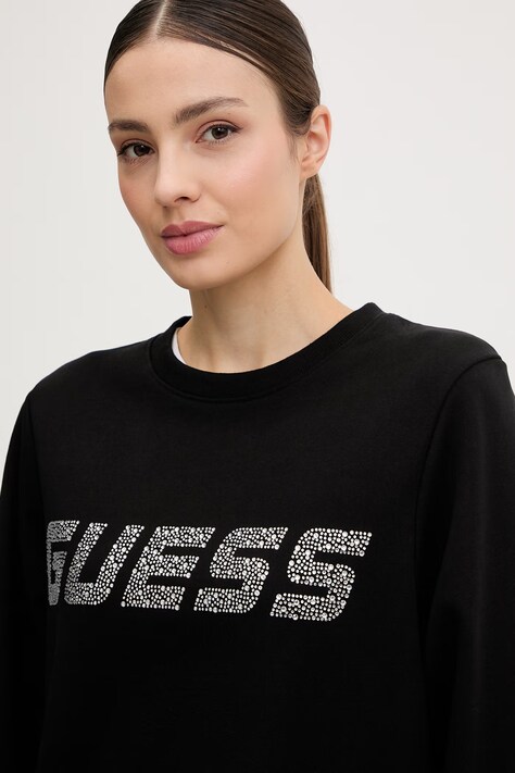 Guess кофта жіноча SILVY — SS26-SWD0G1, чорний — фото 4