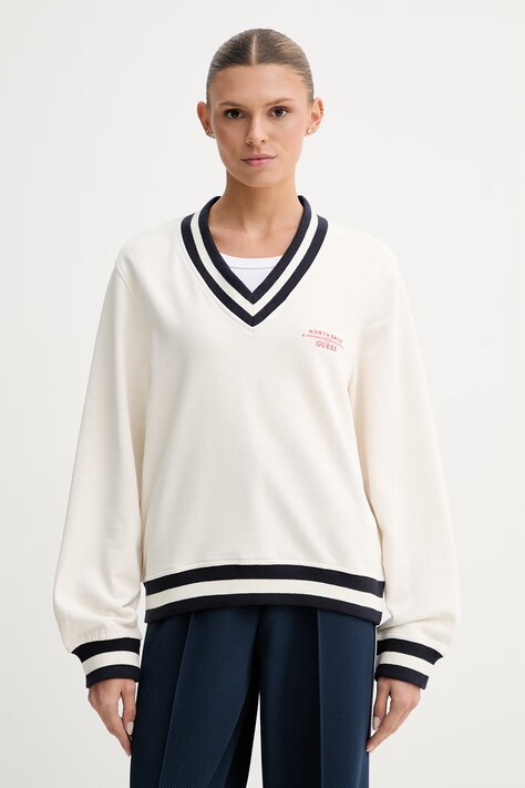 Guess bluza damska X NORTH SAILS beżowa W6GQ11 K3480