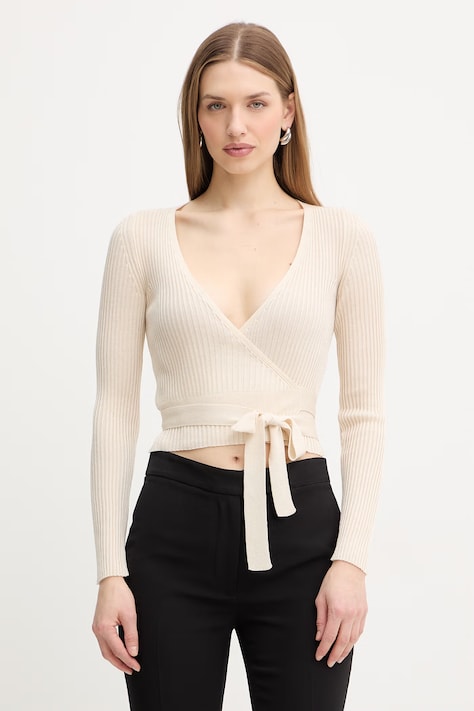 MAX&Co. kardigan MCOMATERIA damski kolor beżowy lekki 2616341031200