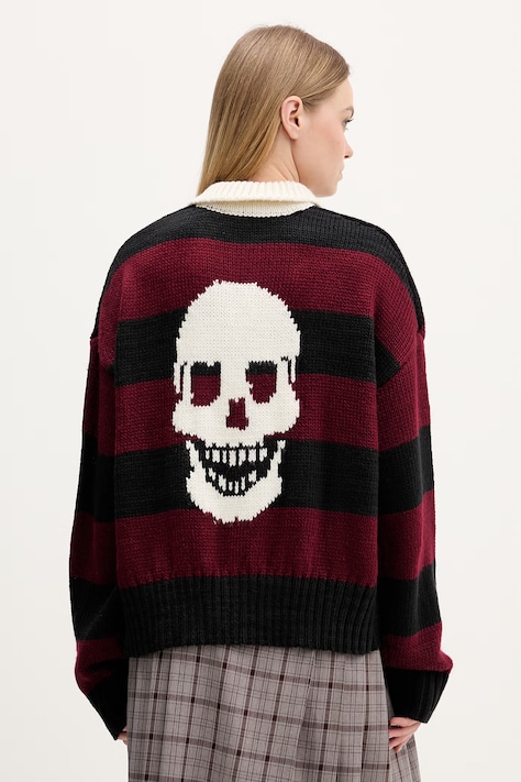 Светр The Ragged Priest колір бордовий RPHL251059KW