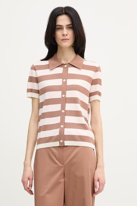 Joop! sweter damski kolor brązowy lekki 30102401