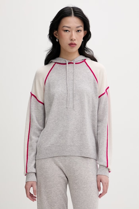 From Future sweter damski kaszmirowy szary WPH03553