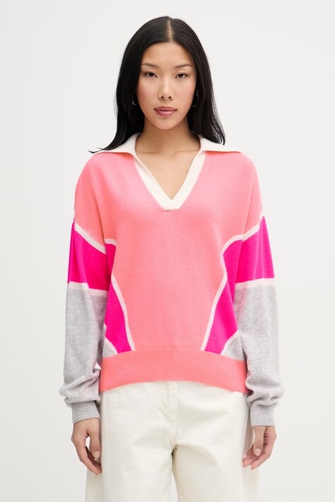 From Future sweter damski kaszmirowy różowy WPP03574