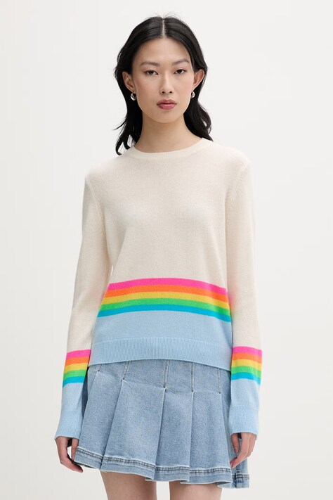 From Future sweter damski kaszmirowy beżowy WPR00568