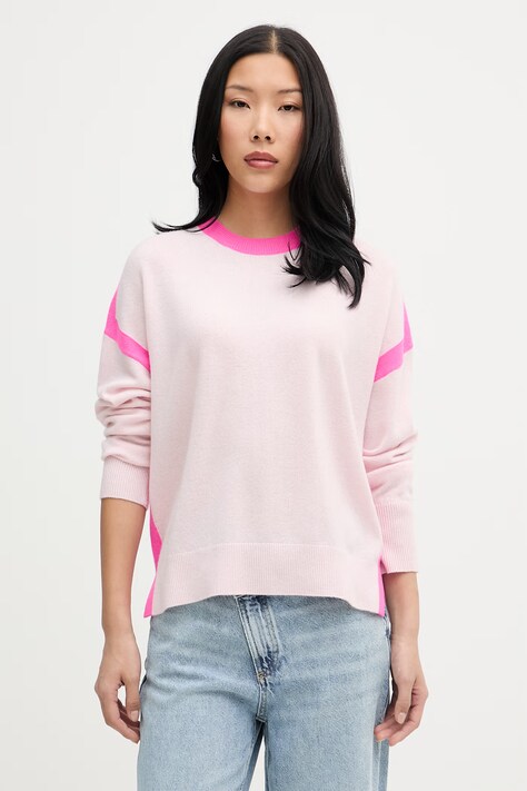 From Future sweter damski kaszmirowy różowy WPR03529