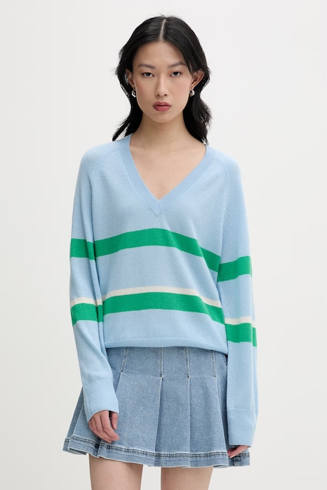 From Future sweter damski kaszmirowy niebieski WPV03669