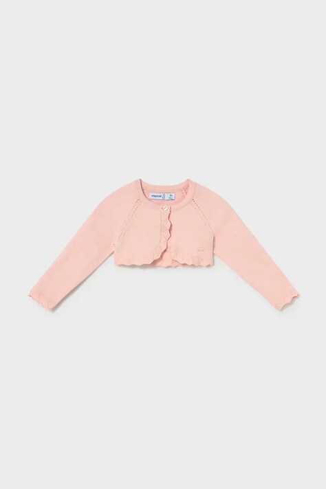 Mayoral kardigan dziecięcy kolor różowy 306