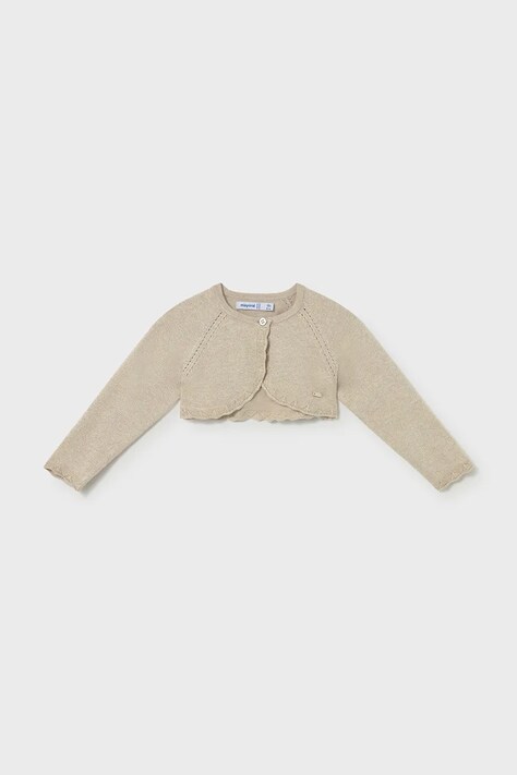 Mayoral kardigan dziecięcy kolor beżowy 306