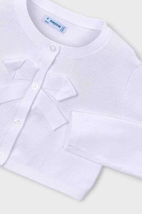 Mayoral kardigan dziecięcy kolor biały 321