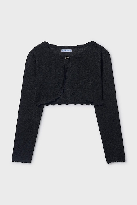 Mayoral kardigan dziecięcy kolor czarny lekki 332