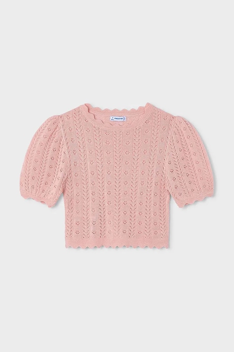Mayoral pulover copii culoarea roz, light, 3003