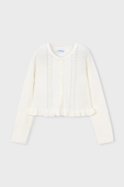 Mayoral kardigan dziecięcy kolor beżowy lekki 3383