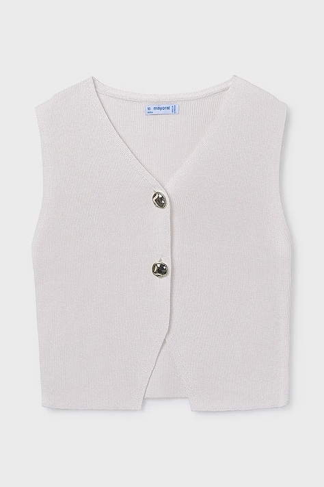 Mayoral gyerek mellény fehér, könnyű, 6020