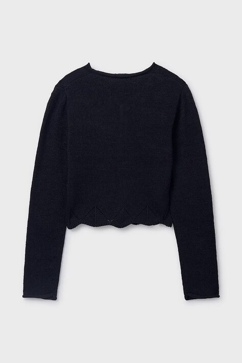 Mayoral kardigan dziecięcy kolor czarny lekki 6354