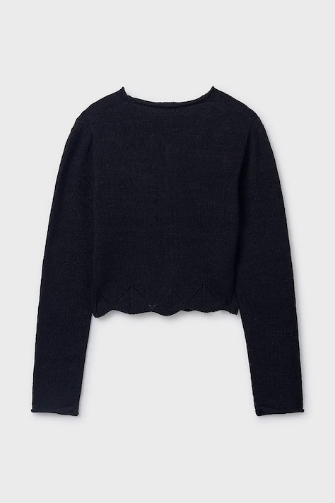 Дитячий кардиган Mayoral колір чорний легкий 6354