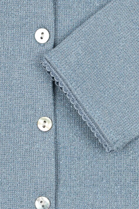 Дитячий кардиган Konges Sløjd ROLI CARDIGAN — SS26-SWG01G, блакитний — фото 5
