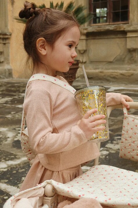 Konges Sløjd kardigan dziecięcy ROLI CARDIGAN kolor beżowy lekki KS105055