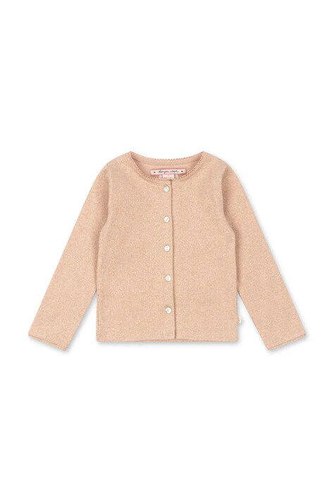 Дитячий кардиган Konges Sløjd ROLI CARDIGAN — SS26-SWG01G, бежевий — фото 2