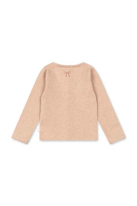 Дитячий кардиган Konges Sløjd ROLI CARDIGAN — SS26-SWG01G, бежевий — фото 3