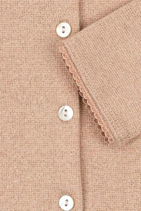 Дитячий кардиган Konges Sløjd ROLI CARDIGAN — SS26-SWG01G, бежевий — фото 5