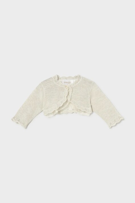Mayoral Newborn kardigan niemowlęcy kolor beżowy 1301