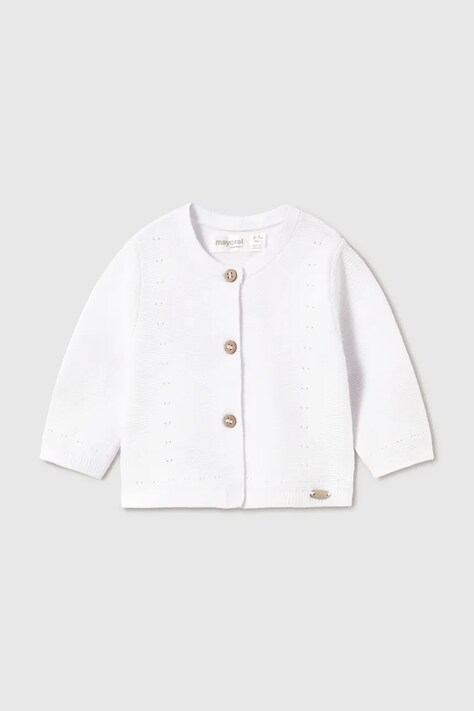 Mayoral Newborn csecsemő kardigán fehér, 1305