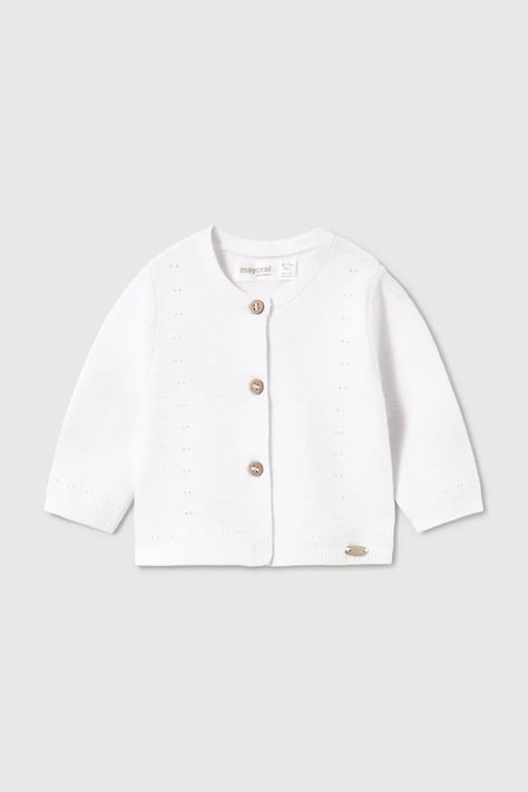 Mayoral Newborn csecsemő kardigán fehér, 1305