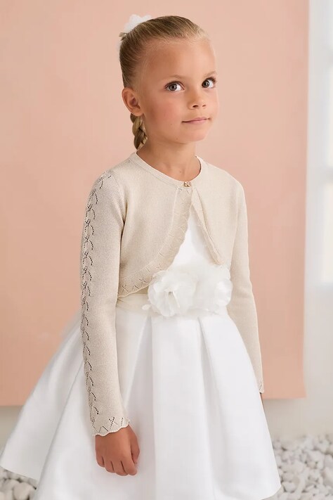 Dječji kardigan Abel&Lula boja: bež, lagane, 5304