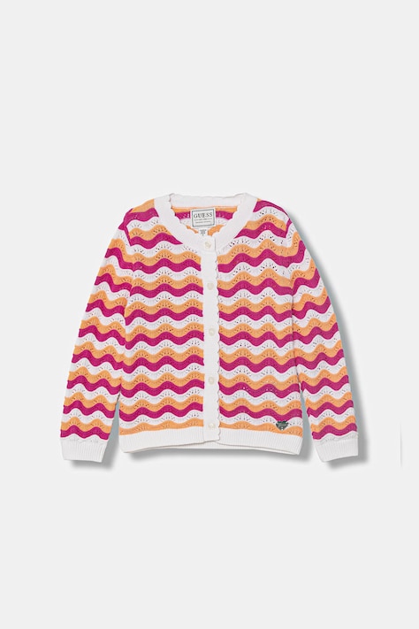 Guess жилетка за деца от памук оранжева K6GR01 Z5411